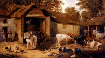 Caballo Painting - El caballo Farmyard3 John Frederick Herring Jr